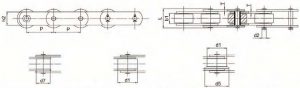 TransDrive M Series Conveyor Chain (Solid Pins)