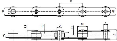 TransDrive Solid Pin Conveyor Chain