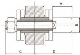 TransDrive BS Conveyor Chain Spigot Pins ABCD