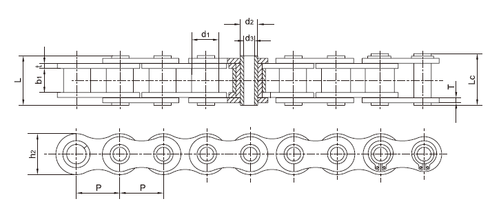 TransDrive Hollow Pin Chain BS Standard