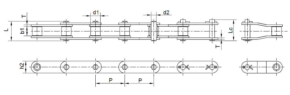 TransDrive Double Pitch Conveyor Chain