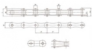 TransDrive Double Pitch Drive Chain