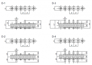 TransDrive Double Pitch with Extended Pins D