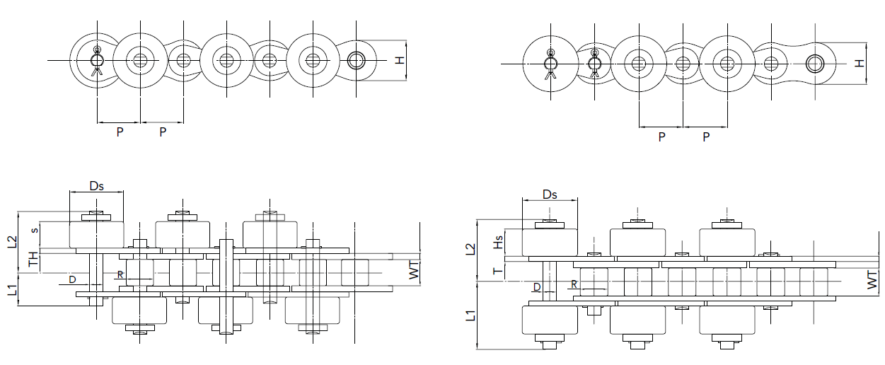 TransDrive Side Roller Chain