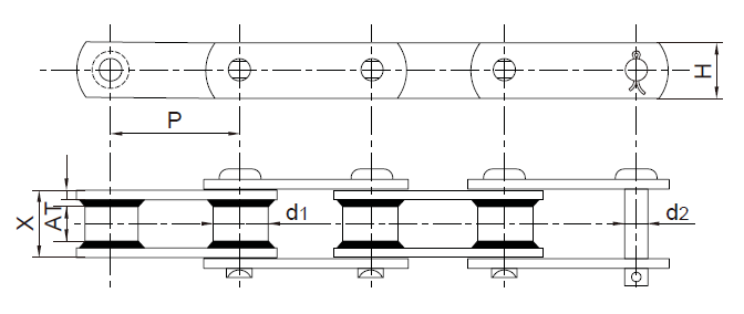 TransDrive Sidebar Welded Steel Chain