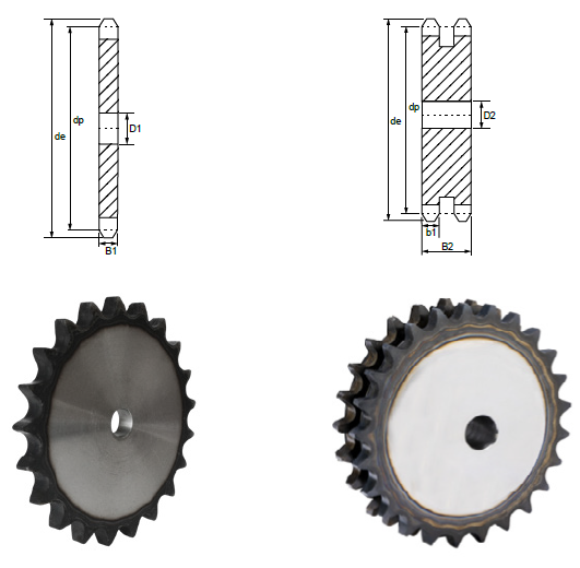 TransDrive Plate Wheel Sprockets