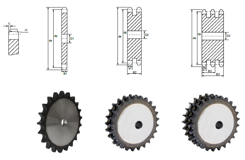 TD Plate Wheel Sprockets