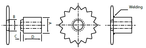 TransDrive Weld Fit Sprockets