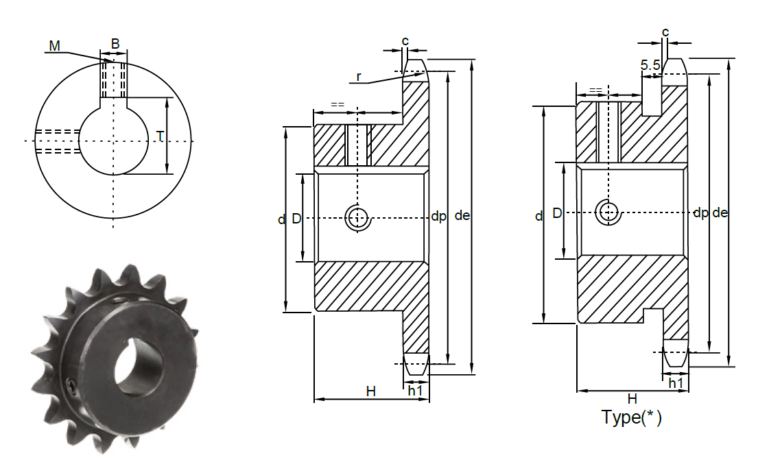 TransDrive Finished Bore Sprockets