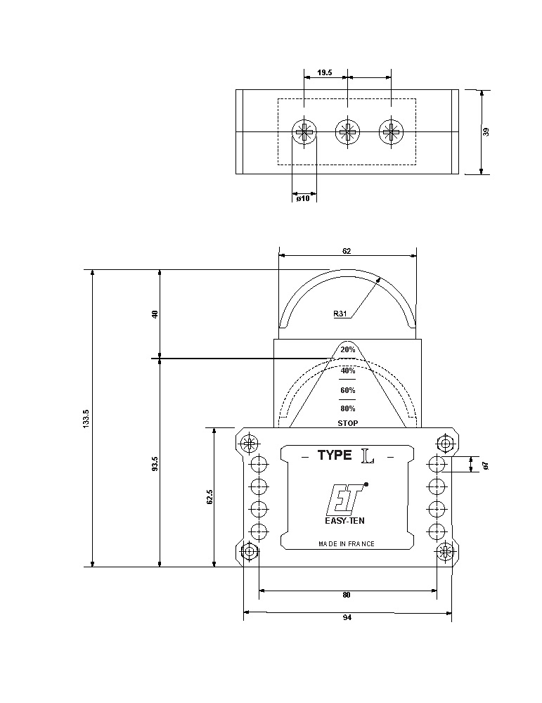 TransDrive Easy Ten L Tensioner with SC Sliding Block