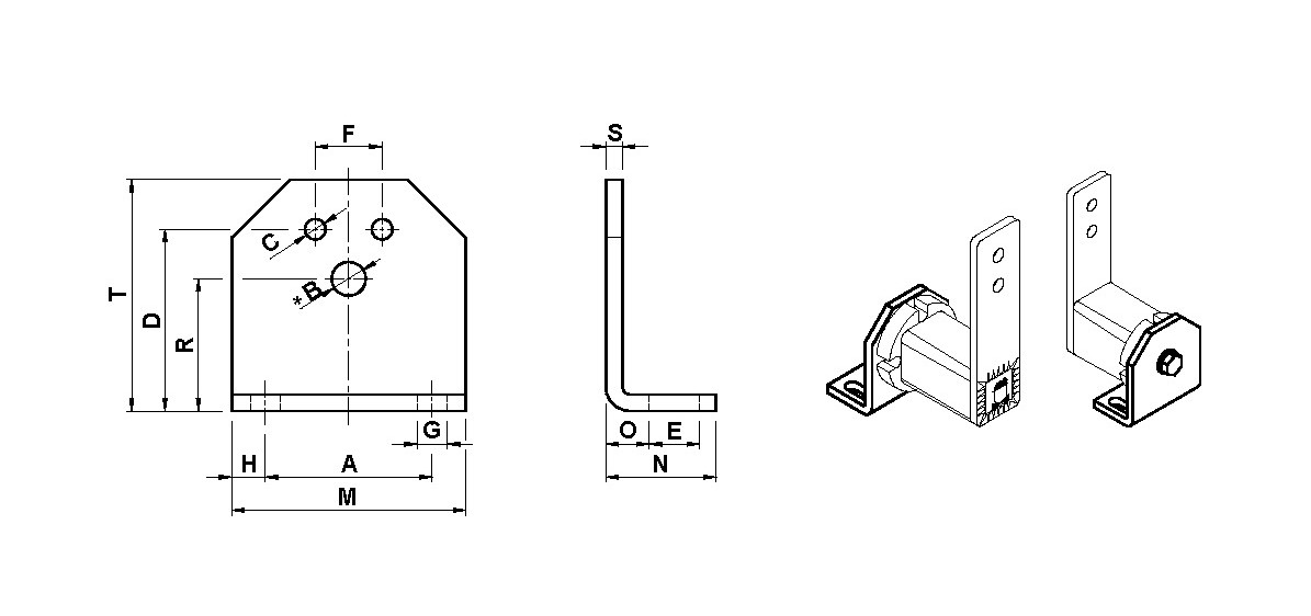 TransDrive SB Tensioner Bracket