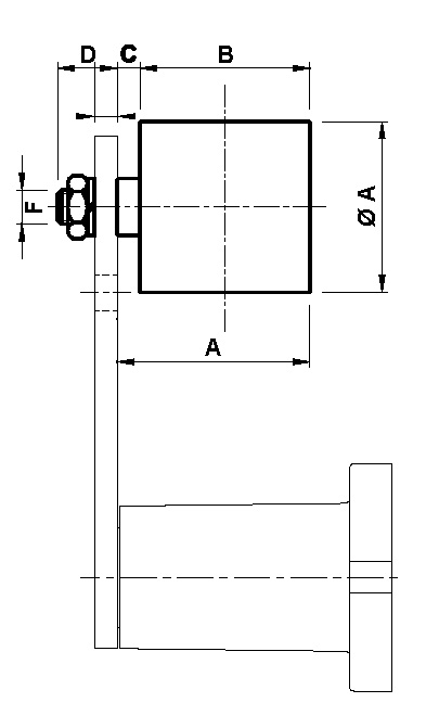 TransDrive - Block Tensioner Arm - SE Belt Roller