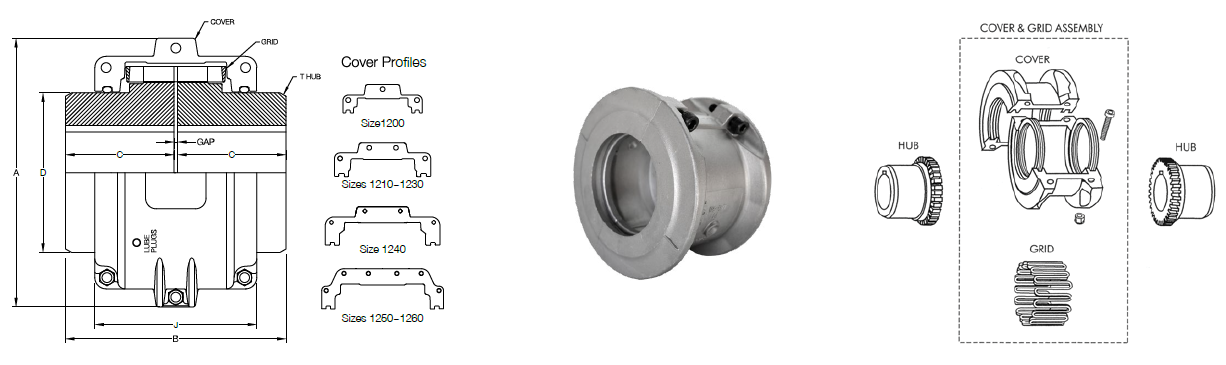 Grid Coupling T10 Type H Large