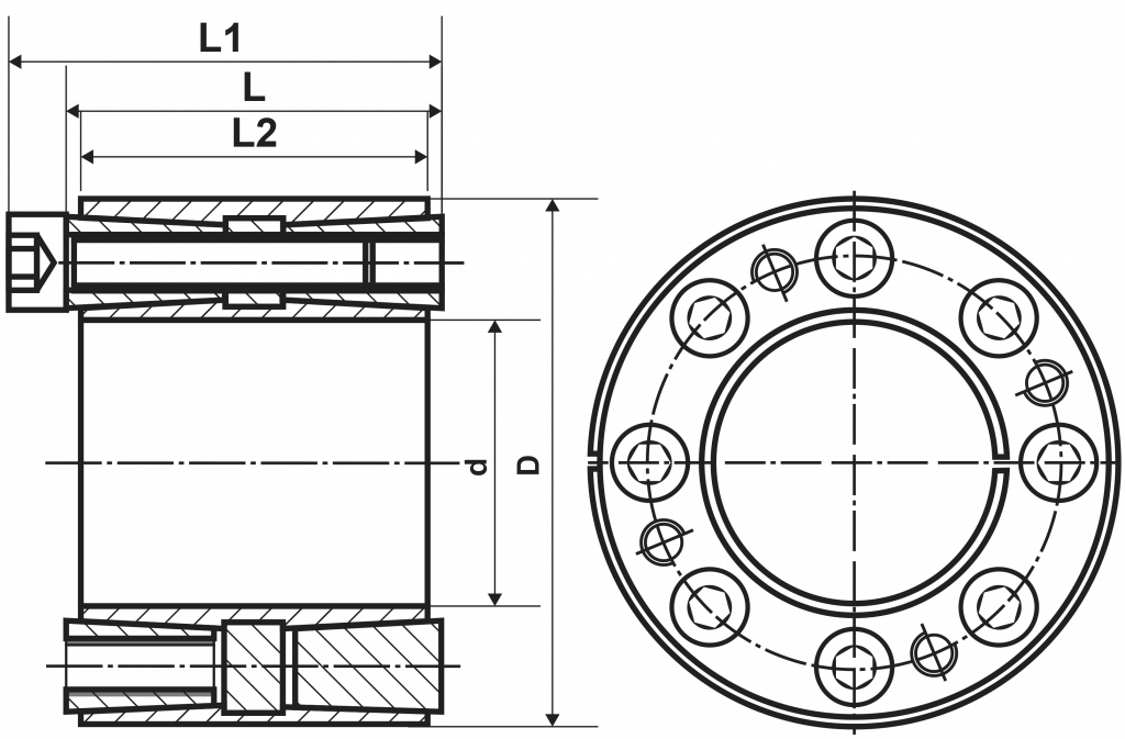 Shaft-hub Connections D-CAPT Locks diagram