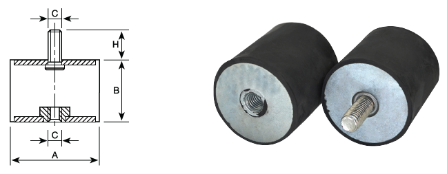 Anti-Vibration - Bobbins - Type B