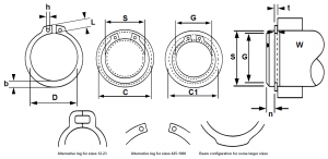 TransDrive Circlips Stainless Steel External